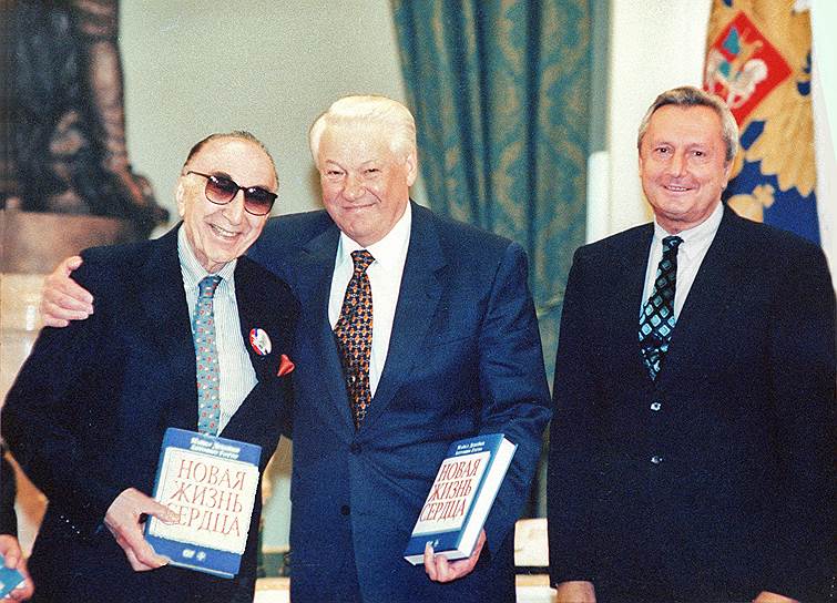 Виталий Игнатенко на фото с Борисом Ельциным