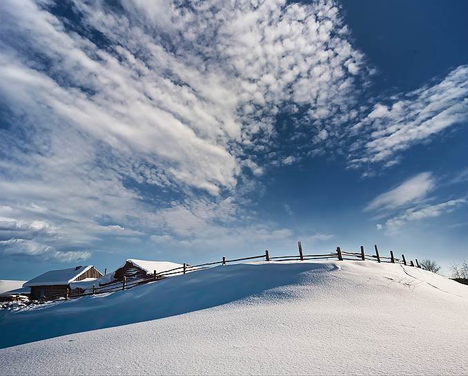 Зима в Кенозерье -- время не только красоты, но и старинных праздников 