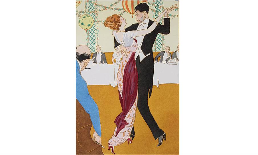 Людвиг Стримпл (1880 - 1937) &quot;Платье для танго Редферна&quot;. Франция, Париж. 1914 г. 