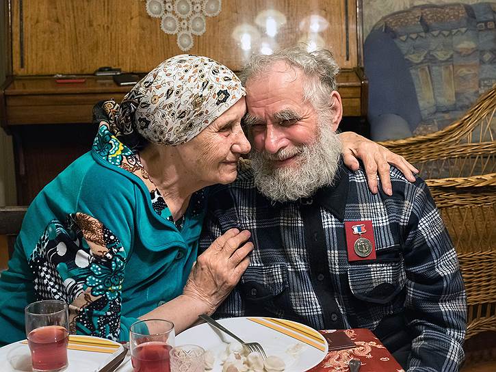 Художник и его жена Анфия вместе 57 лет 
