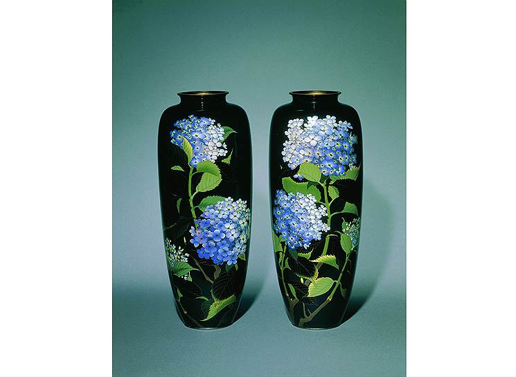Парные вазы из мастерской Хаяси Кодендзи (1905-1910) 