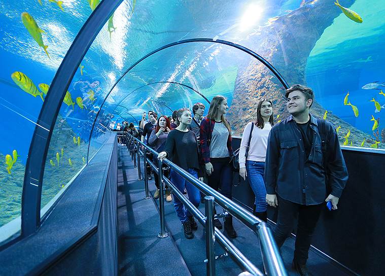 Самый длинный в Европе подводный тоннель — в когалымском КСК &quot;Галактика&quot;  

