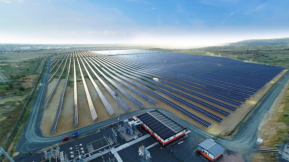 Орская солнечная электростанция в Оренбургской области — одна из самых больших в стране 
