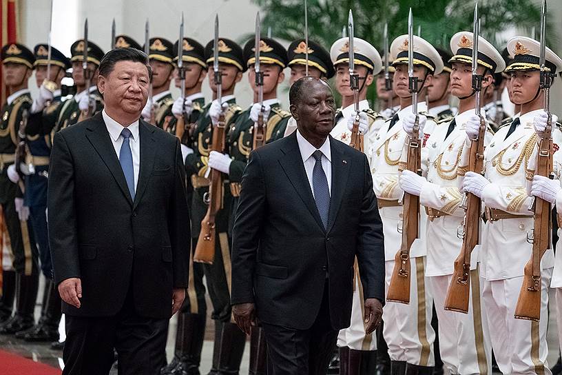 Китай встречает гостей и партнеров: председатель КНР товарищ Си и его коллега из Кот-д’Ивуара Алассан Уаттара