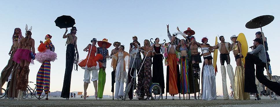 На Burning Man зрителей нет: каждый является непосредственным участником событий
