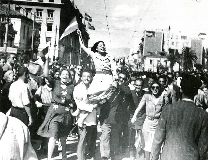 Октябрь 1944-го: немцы ушли из Афин. Опять же как и персы