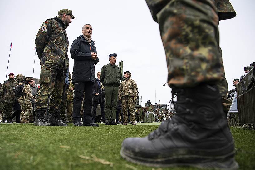 Генсек НАТО рад приветствовать немецких солдат на норвежской земле
