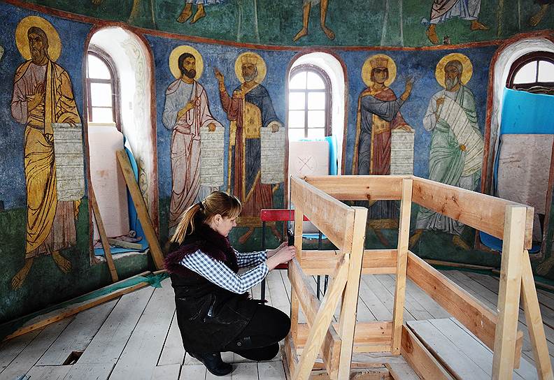 В Мирожском монастыре — единственном в России — сохранилась домонгольская роспись

