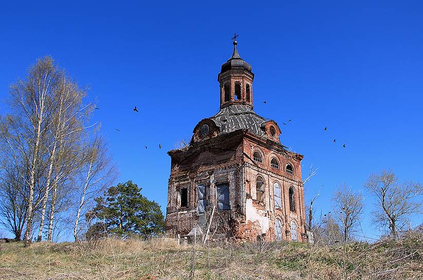 Вознесенская церковь в Гостеве построена в середине XVIII века