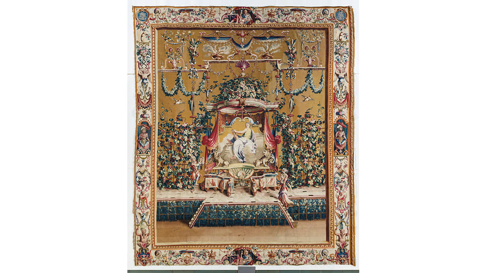 Шпалера «Муза истории Клио». Франция, Королевская мануфактура Бове, до 1710 года