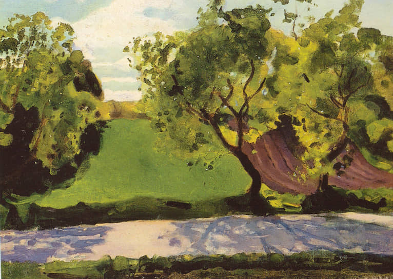«Зеленый склон за дорогой. Мартышкино». 1902 год