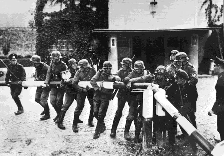 1 сентября 1939 года. Солдаты вермахта «вскрывают» границу Польши