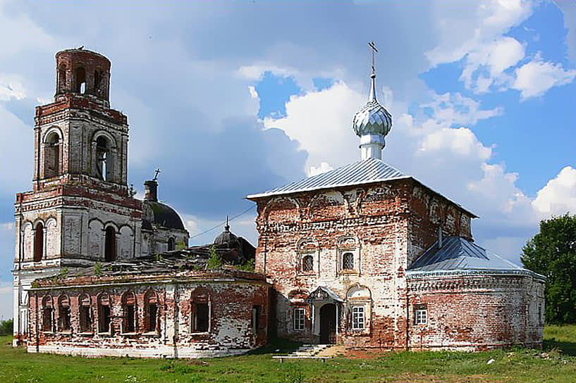 Троицкая церковь в селе Успенский Погост, XVIII век. 