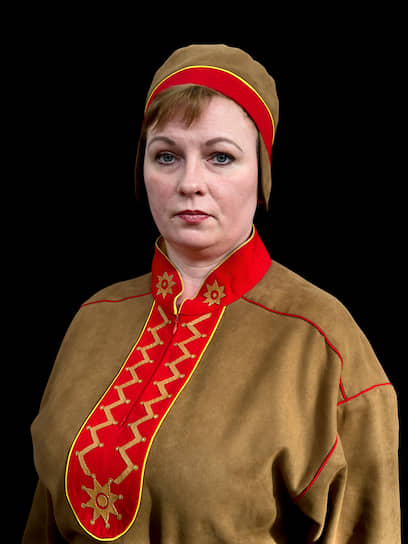 Антонина Антонова, ведет факультативы по саамскому языку для детей школьного и дошкольного возраста