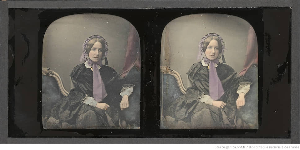 Стереофотография Антуана Клоде. «Без названия». 1852–1858 годы.