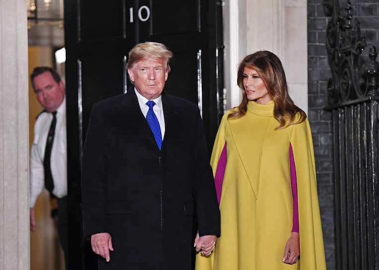 Президента США с супругой скандально приняли на Даунинг- стрит, 10: премьер Британии так и не вышел лично встретить высоких гостей