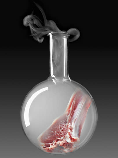 Искусственное мясо растет в лаборатории в среднем два месяца