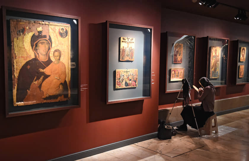 В Патриаршем музее церковного искусства представлена коллекция икон патриарха Кирилла