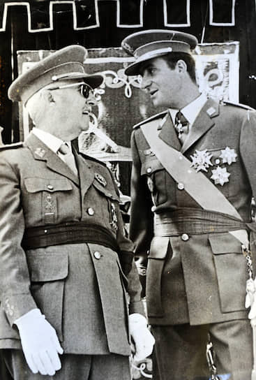 Генерал Франко и принц Хуан Карлос, будущий король Испании, в 1973-м в Мадриде