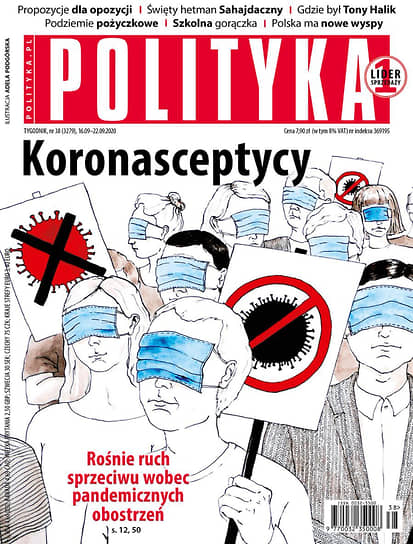 Обложка «Политики» посвящена вирусу. Но главный материал номера — разговор с историком о Польше и поляках