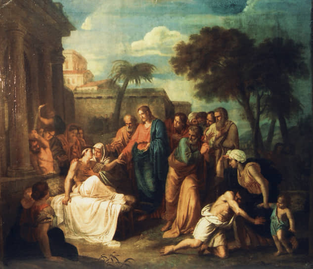 «Христос, исцеляющий сына вдовы». А.И. Иванов. 1804–1811 гг.