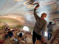 Завершается реставрация Благовещенского собора в Кремле
