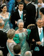 Принц Фредерик вместе с будущей супругой Мэри Дональдсон на приеме, который устроили королева Маргрете и ее супруг, принц Хенрик, для членов правительства по случаю предстоящей свадьбы сына