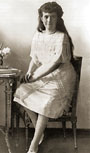 Младшая дочь царя Анастасия. 1913 год.