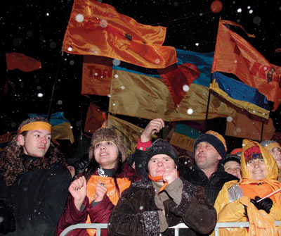Энтузиазм и горящие глаза молодежи привели Ющенко к власти