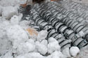 Сепаратор-дробилка принимает за раз до 23 кубометров снега