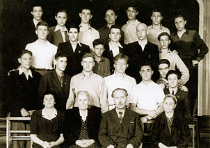 10 «А» класс школы № 110 в 1952 году