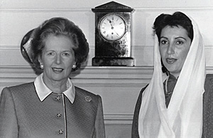 «Железные леди» - премьер-министры Тэтчер и Бхутто