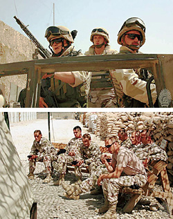 В Ираке американцы настолько довольны латышскими стрелками, что доверили им охрану одной из своих военных баз