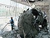Здание Совпрофа пробило сорванной с грузинского танка башней