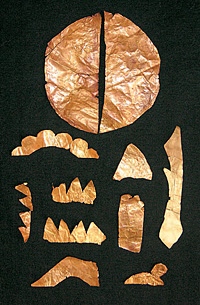 Коллекция золотых украшений из кургана «Аржаан-2»