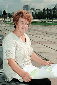 Валентина Оглоблина, победительница генплана