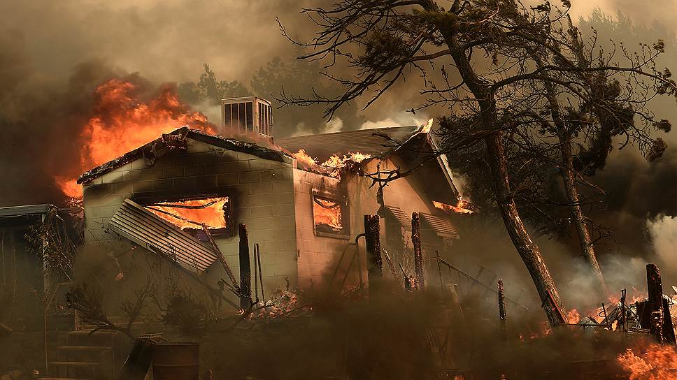 Как в прошлом году тушили пожары в южной Калифорнии