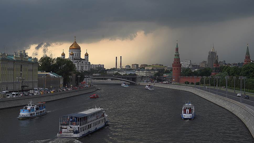 Как на Москву обрушился мощный шторм