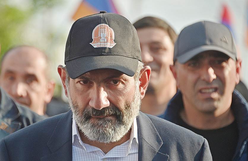 Лидер оппозиционного движения «Елк» Никол Пашинян