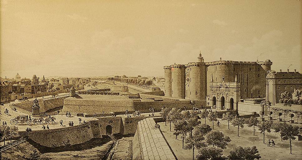 Печально известная тюрьма Бастилия была, на самом деле,  не таким уж мрачным местом. Например, обед заключенных состоял из супа, вареной говядины, жаркого, десерта и обязательной бутылки вина