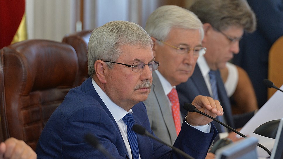 Председатель законодательного собрания Челябинской области Владимир Мякуш и первый вице-спикер Юрий Карликанов
