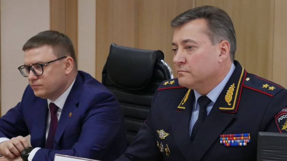 В понедельник Михаила Скокова представили личному составу ГУ МВД и губернатору Алексею Текслеру