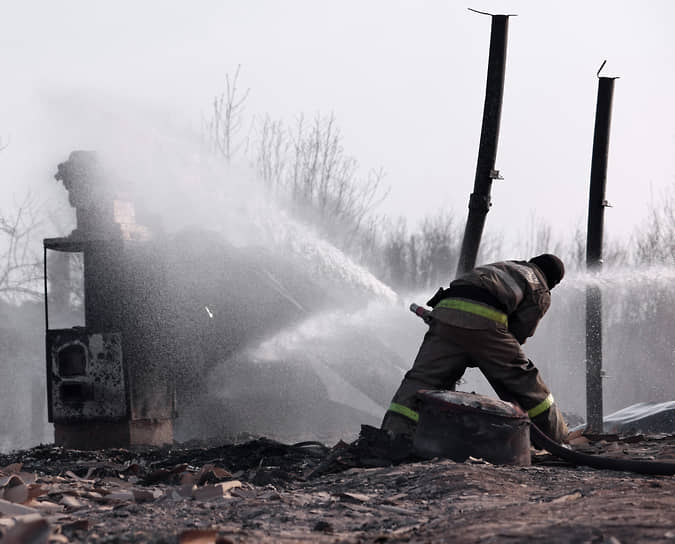 Тушение пожара в Сосьве заняло несколько дней
