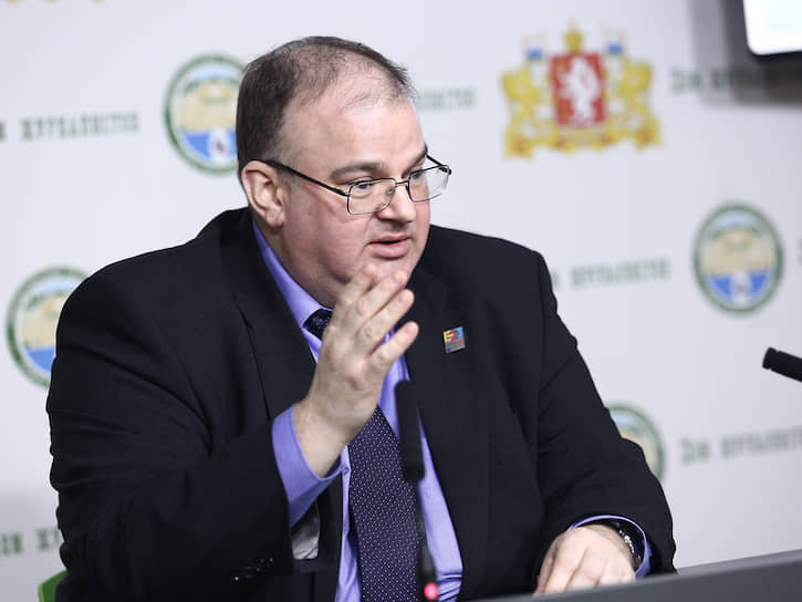 Министр здравоохранения Свердловской области Андрей Цветков 