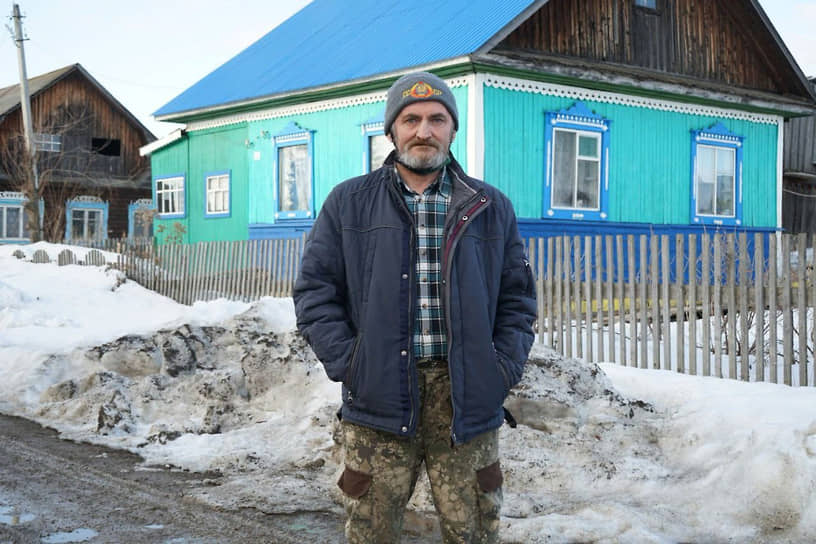 Житель деревни Гора Сергей Усольцев, обвиняемый в оскорблении власти 