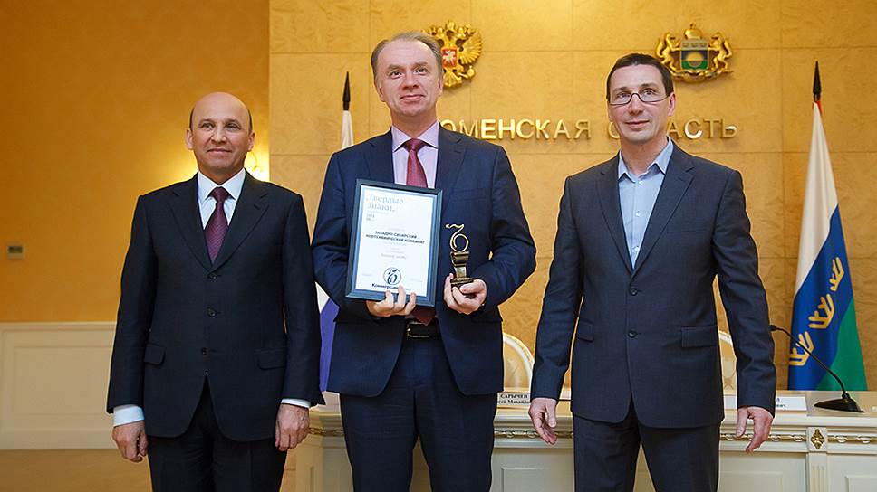Игорь Климов, гендиректор «СИБУР Тобольск», получивший награду за первое место в направлении «Большие звезды»