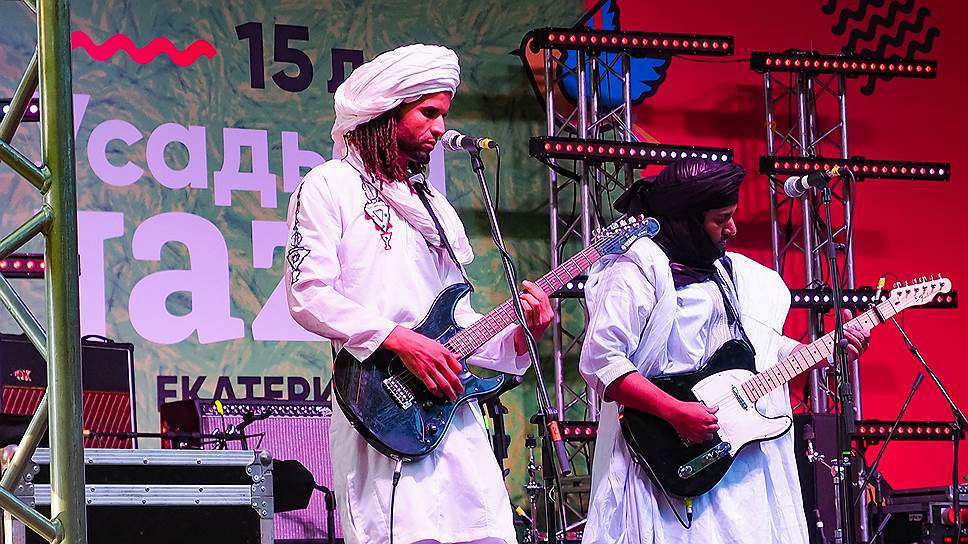 Фестиваль «Усадьба Jazz» прошел в Екатеринбурге в Харитоновском парке. Группа из Марокко Daraa Tribes.