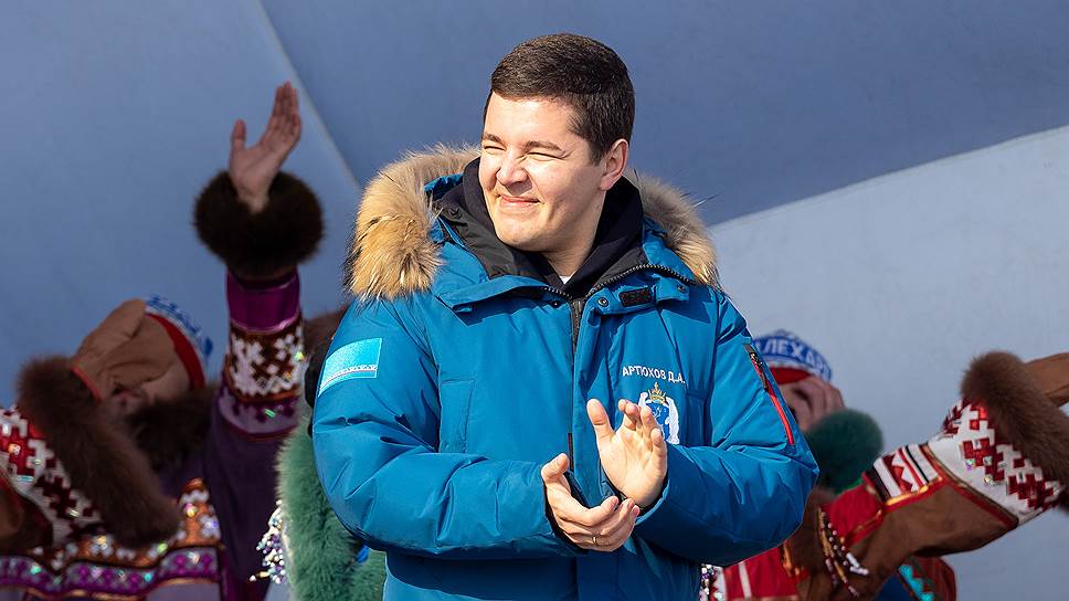 Губернатор Ямало-Ненецкого автономного округа (ЯНАО) Дмитрий Артюхов на Дне оленевода