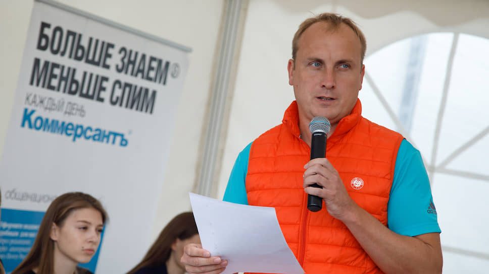 Антон Клопов, президент Свердловской федерации тенниса, главный судья турнира