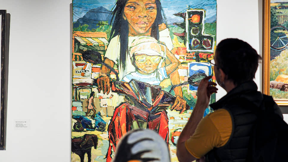 Картина Екатерины Поединщиковой, посвященная Таиланду, стала одной из популярных на выставке
